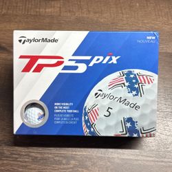 Taylormade TP5 Pix, Stars and Stripes (New) Golfballsx