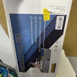 Outdoor Rectangular Swimming Pool Bathing Tub - Portable Foldable