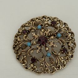 Vintage Flower Brooch