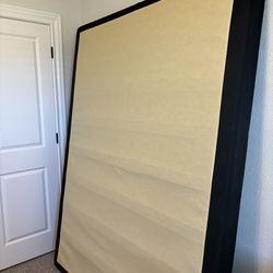 Metal Bed Frame and Queen Size foundation (box spring) 