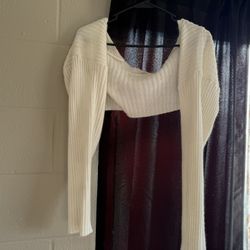Sleeve Only White Shirt 
