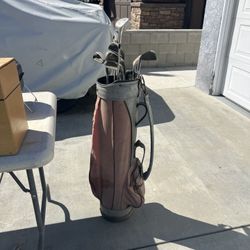Bag And Golf Clubs 
