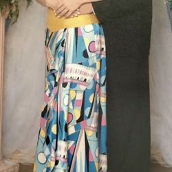 Silk custom designer Prom Formal Gown