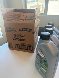 Motorcycle oil, new 10W-40 4T