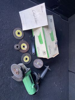 4-1/2” Angle Grinder – 550W – Tested & Working – Accessories
