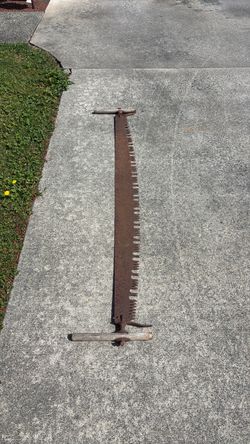 Antique Two-Man Crosscut Saw