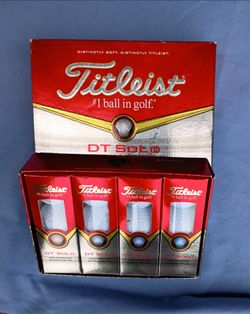 Dozen New Golf Balls Titleist DT Solo $15