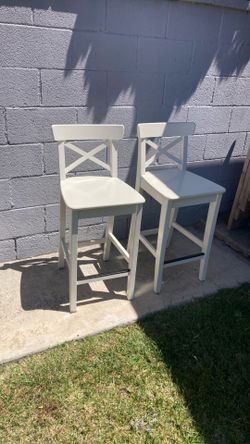 IKEA white chairs