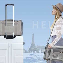 Cat, Dog Carrier for Small Medium Cats Puppies up to 15 Lbs, TSA Airline Approved Carrier Soft Sided, Collapsible