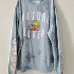 The Simpsons Lisa Pullover Sweater Adult Size Small