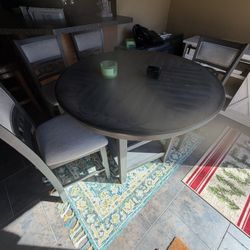 Modern Farmhouse Dining Set + Console 