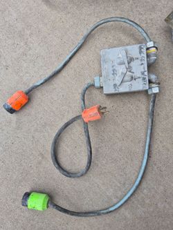 Heavy Duty Electrical Junction Box with Cables