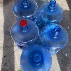 5 Water Bottles 