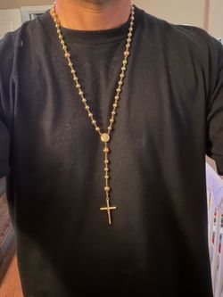 Gold rosary