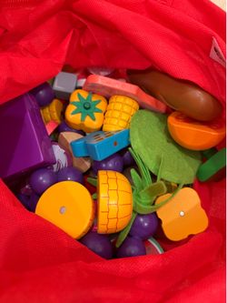 Toddler kids toys: pretend play food, play doh, ikea tunnel, drawing board, etc