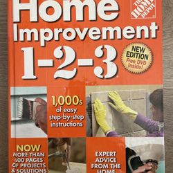 Home Improvement 1-2-3 NEW EDITION (Home Depot) + FREE DVD! 600+ Projects