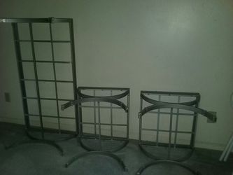 tables /glass, gray , purchased for $250 barely used. Only serious inquiries please