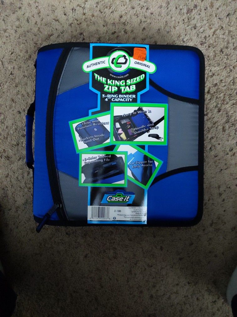 King Sized Zip Tab Binder