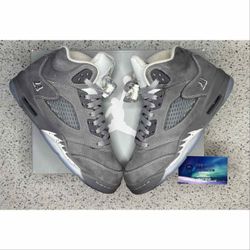 Jordan 5 Wolf Grey 4.5 Youth Preowned