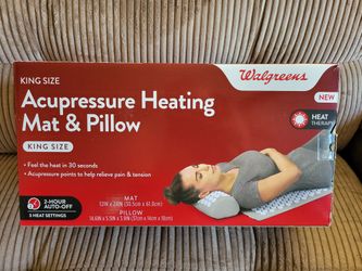 King Size Acupressure Heating Mat and Pillow