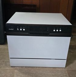 Comfee WQP6-360H-W Countertop Dishwasher