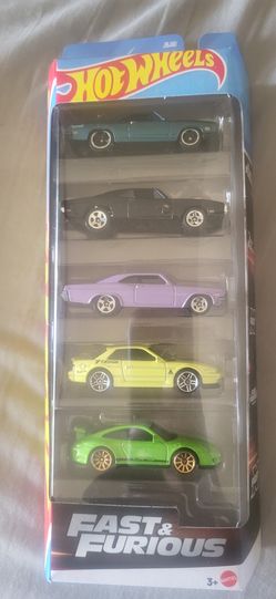 Fast and furious 5 pack hot wheels