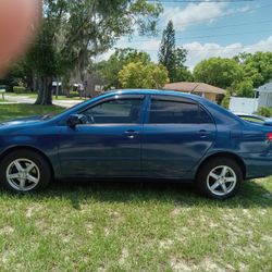 Toyota Corolla  Blue  4 Door