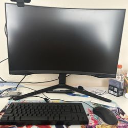 pc and monitor and keyboard only 