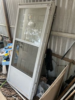 Mobil home front door