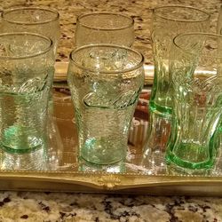 11 Vintage Coca-Cola Small 6oz Glasses