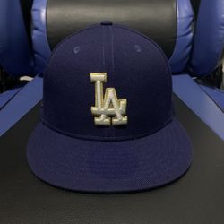 Vintage New Era Los Angeles Dodgers Fitted Hat 6x Champions Size 7 