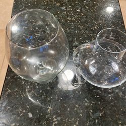 Glass Pitcher Desert Glassware