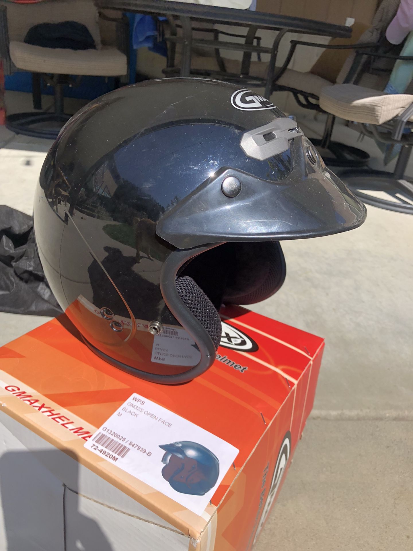 Motorcycle Helmet - G-max Open Face