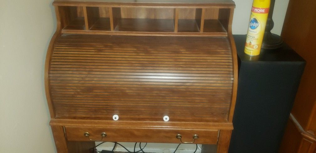 Vintage roll up Desk / secretary office