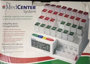 The MedCenter System Pill Organizer
