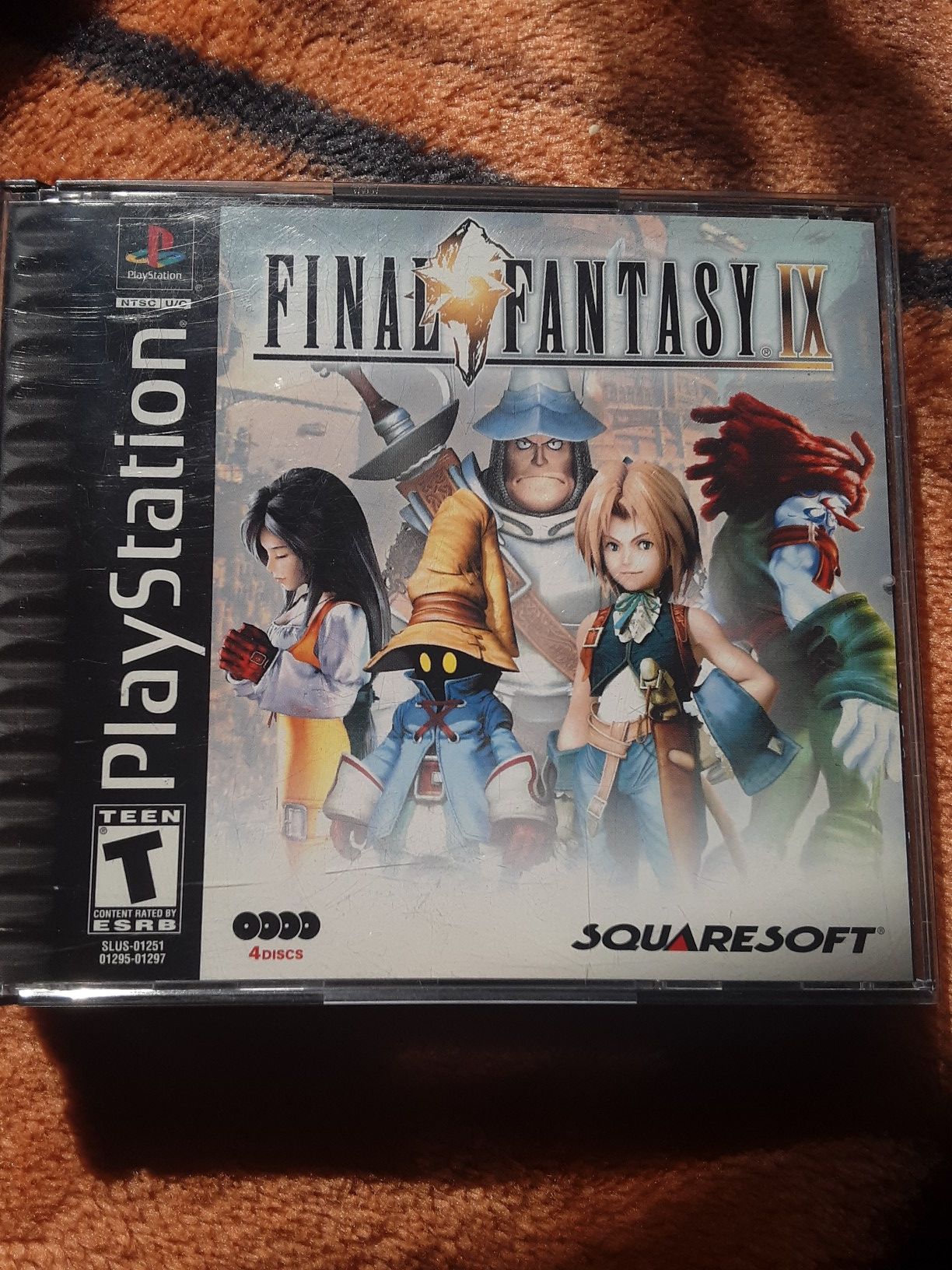 Ps1 final fantasy 9 complete 4 discs great shape square kingdom hearts