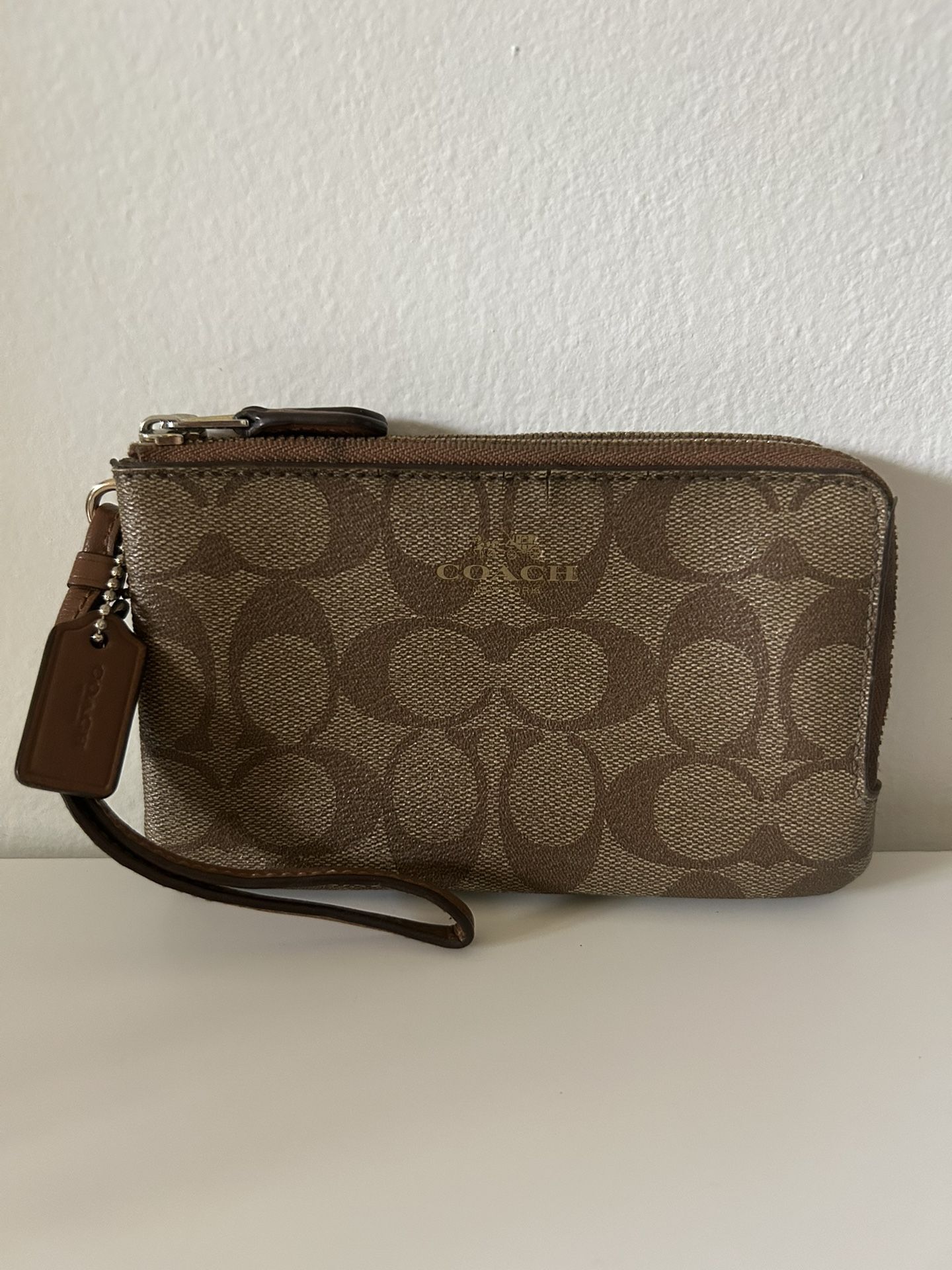 Coach Zip Wristlet