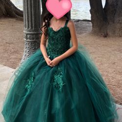 Mini Green Quince Dress 