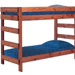 Twin Over Twin Real Wood Bunkbed