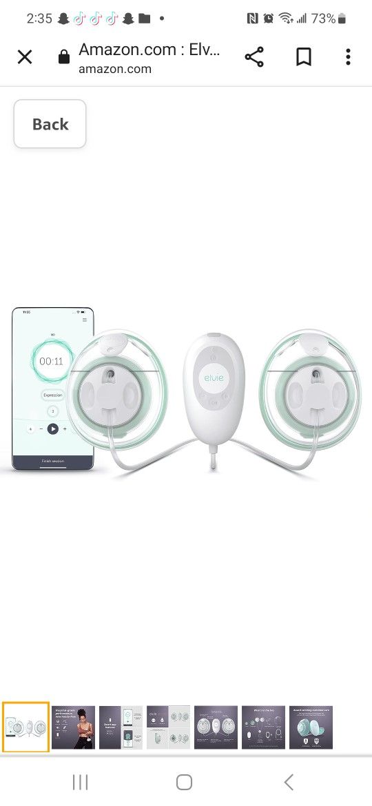 Elvie Stride Hands-free Breast Pump