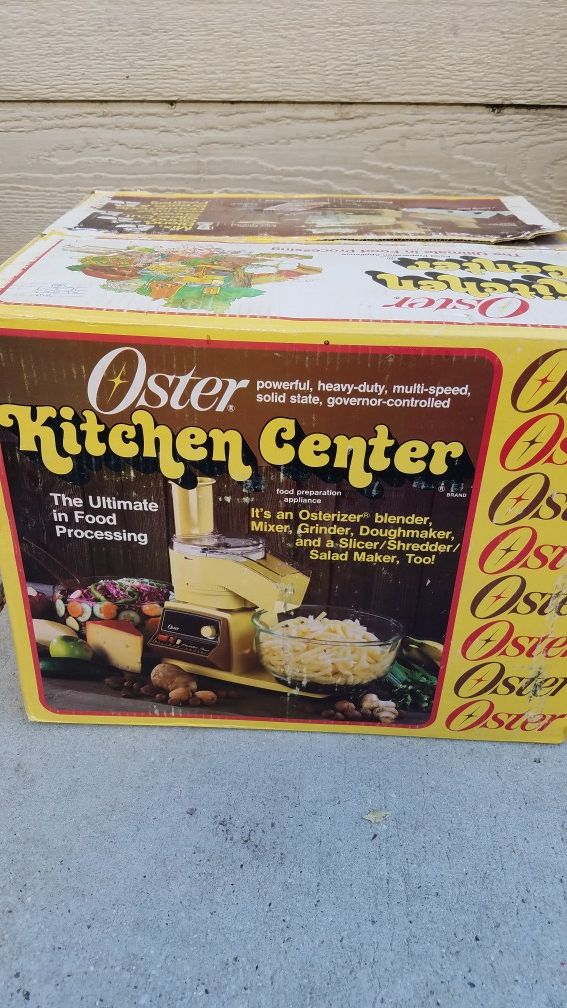 Brand new, Vintage Oster Kitchen Center.