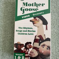 The Mother Goose video treasury volume 1 & 2 (VHS, 1987)