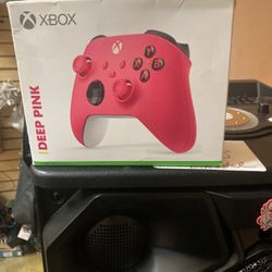 Xbox One Microdoft Wireless Pink Control  New In Box Missing Battery Cover 