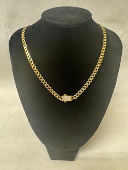 10K Gold Chain 19.5G 23.6 Inches Luxury Necklace Stylish Accessory