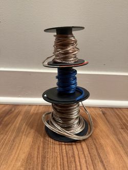 Speaker Wire Spools Lot - Auto Drive & Commercial Electric
