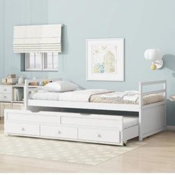 Twin Size Day Bed With Trundle 