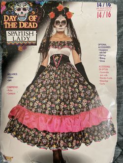 Day Of Dead Spanish Lady