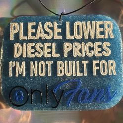 Please Lower Diesel Prices I’m Not Built For OnlyFans Car Freshie