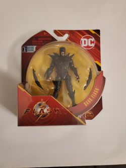 Spin Master - DC Comics Dark Flash 4'' Collectible Action Figure w/ Accessories