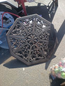 Octagonal Decorative Cast Iron Wall Panel